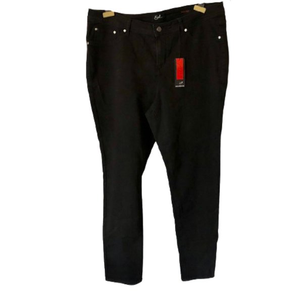 Earl Jeans Jeans Nwt Earl Jeans Black 5pocket Jeggings Jeweled 2w